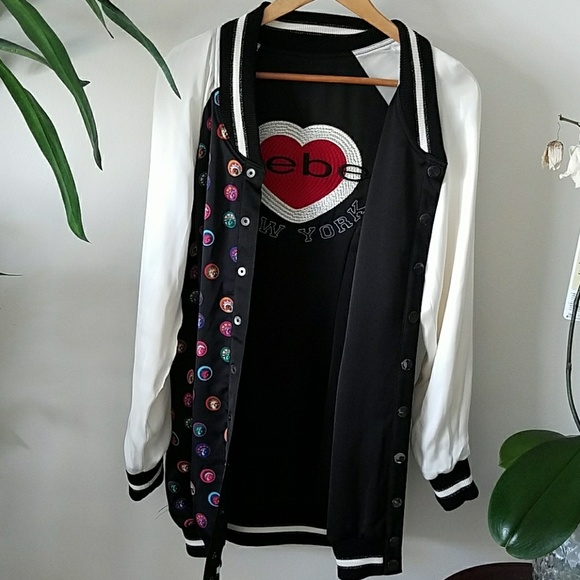 SATIN-SILK BEBE JACKET. - Picture 1 of 8